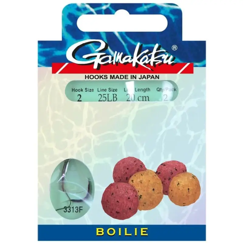Reducere de preț Carlige Legate Gamakatsu Boilie, nr.6, 0.25mm, 2buc