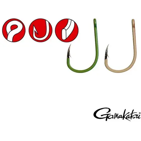 Ofertă exclusivă Carlige Gamakatsu A1 G-Carp Special, Camo Green, 10buc/plic