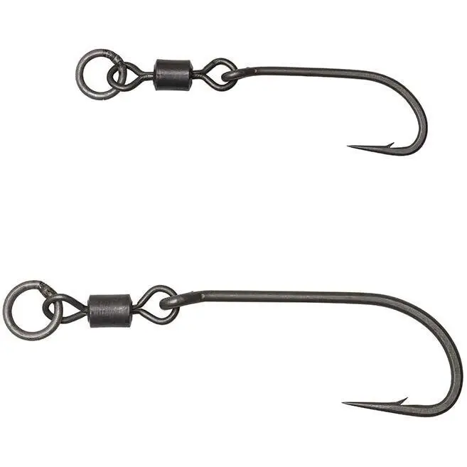 Plată securizată Carlige Prologic Swivel Hooks Long Shank, 5buc/plic