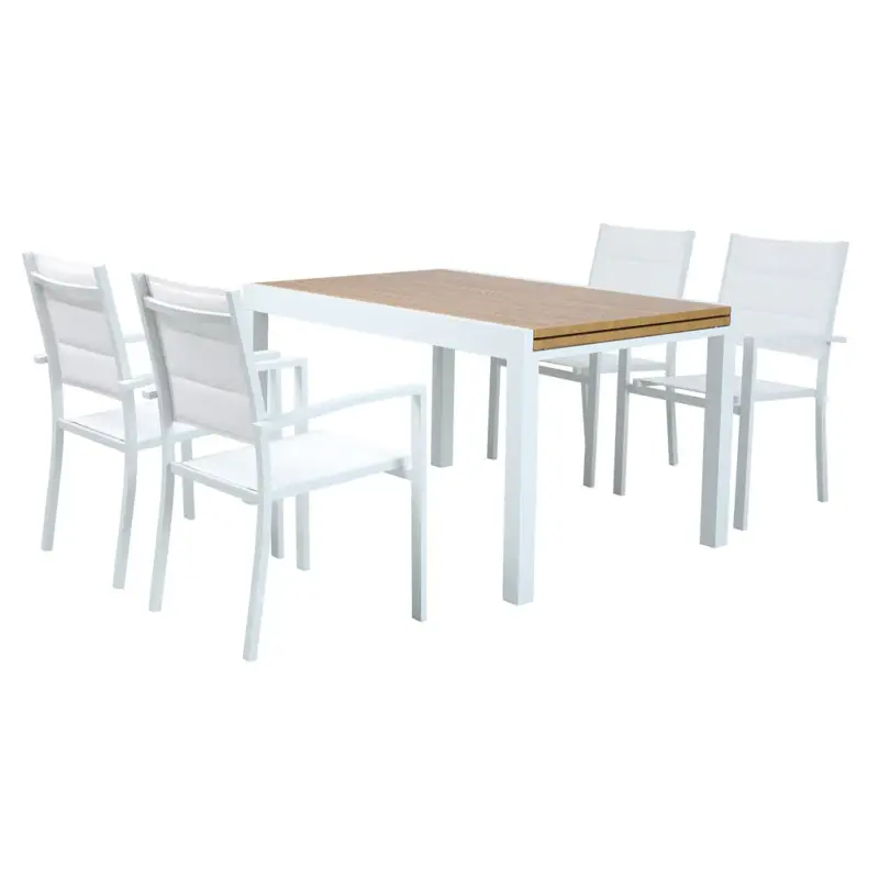 DRESDEN Set mobilier terasă/grădină, 4 scaune și masă Dresden Reducere specială