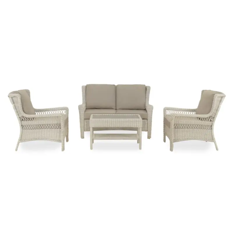 PARK MEADOWS Set mobilier terasă/grădină, 2 fotolii, canapea și măsuță Bestseller