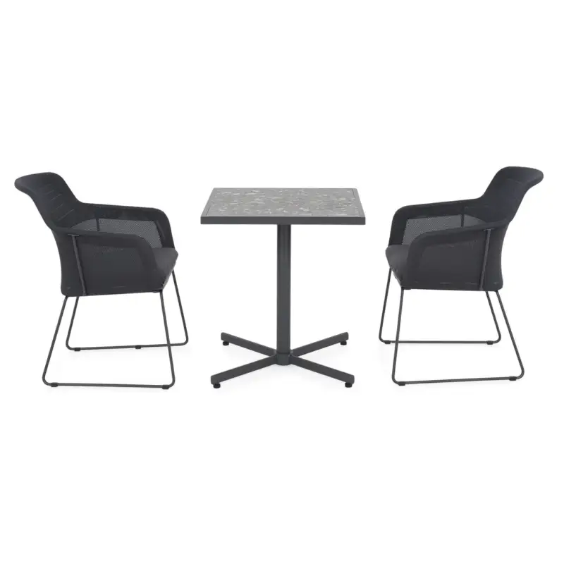 Nu rata MOCHA/BEZIER Set mobilier terasă/grădină, 2 scaune și masă