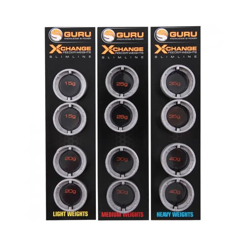 Lichidare de stoc Lest Guru Slimline X-Change Feeder Weights