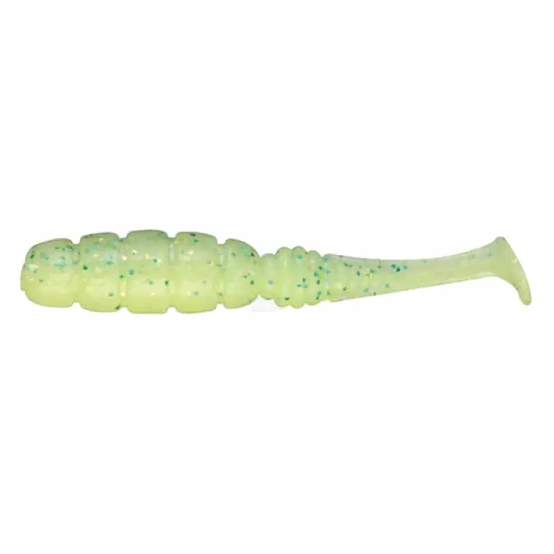 Shad Jackall Good Meal Shad, Hot Lime Glow Chartreuse, 5cm, 7buc Chilipir