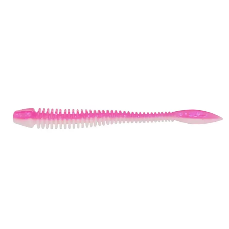 Cel mai bun preț Larva Berkley PowerBait Power Flail, Pink White, 7cm, 10buc