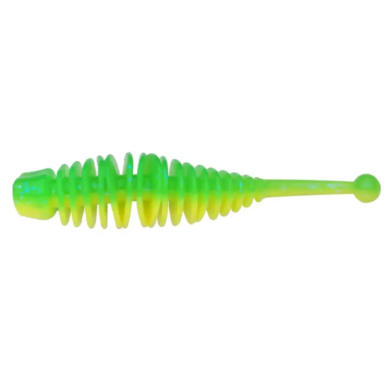 Reducere de preț Naluca Berkley PowerBait Power Naiad, Spring Green Sunshine Yellow, 5cm, 10buc