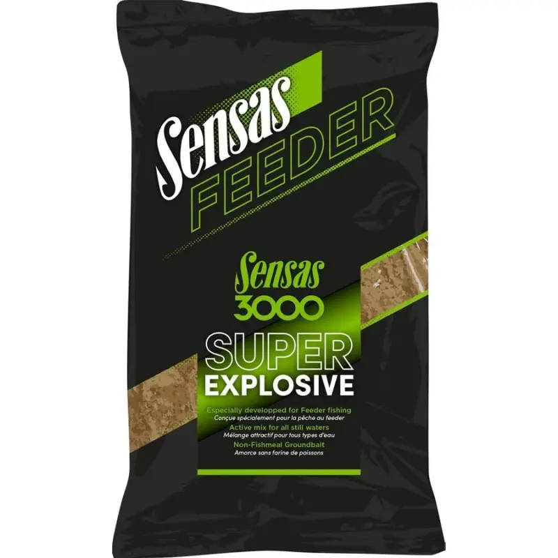 Groundbait Sensas Feeder 3000, Super Explosive, 1kg Ofertă limitată