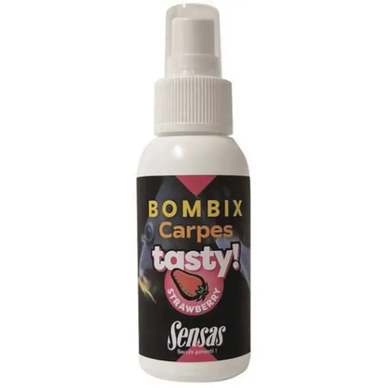 Preferatul clienților Atractant spray Sensas Bombix Carp Tasty, Strawberry, 75ml
