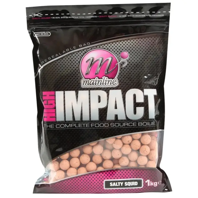 Boilies fiert Mainline Hight Impact, 20mm, 1kg Livrare gratuită