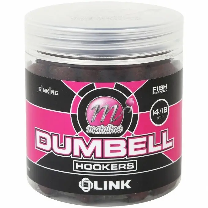 Boilies Mainline Dumbell Hookers The Link, 14/18mm, 160g/borcan Cumpără online