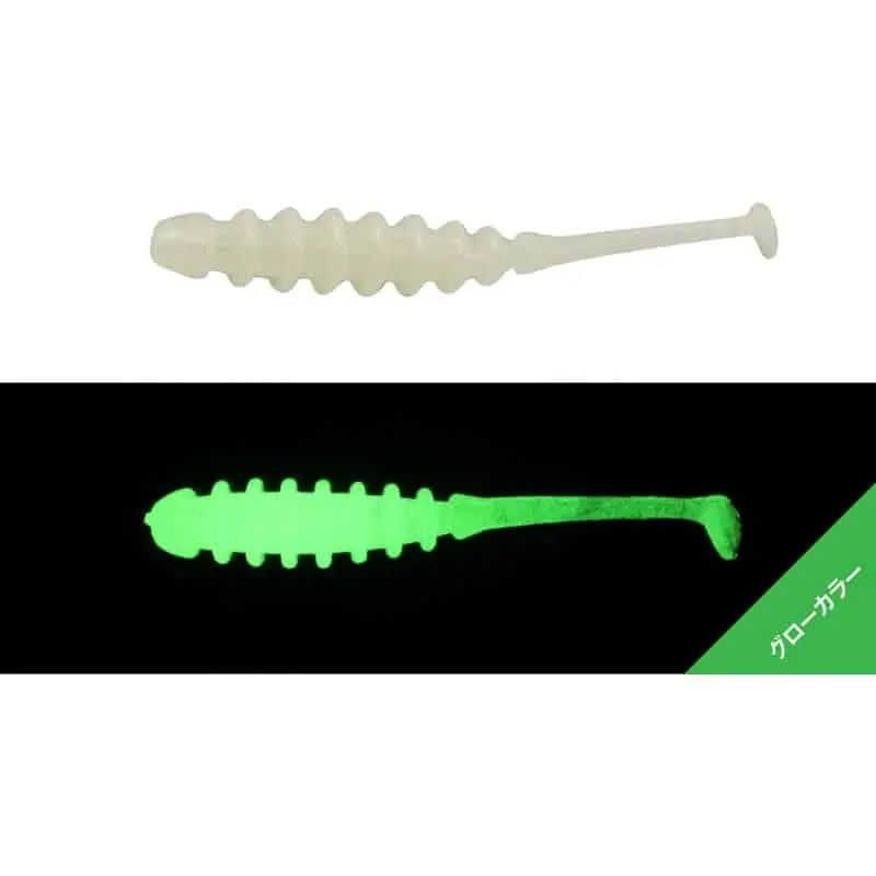 Shad Jackall Tidebeat, Glow, 5cm, 10buc Cel mai vândut