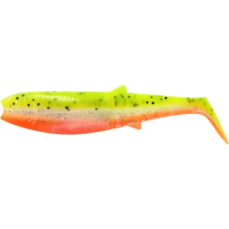 Disponibil imediat Shad Savage Gear Cannibal Shad, Lemon Cracker, 10cm, 9g, 5buc