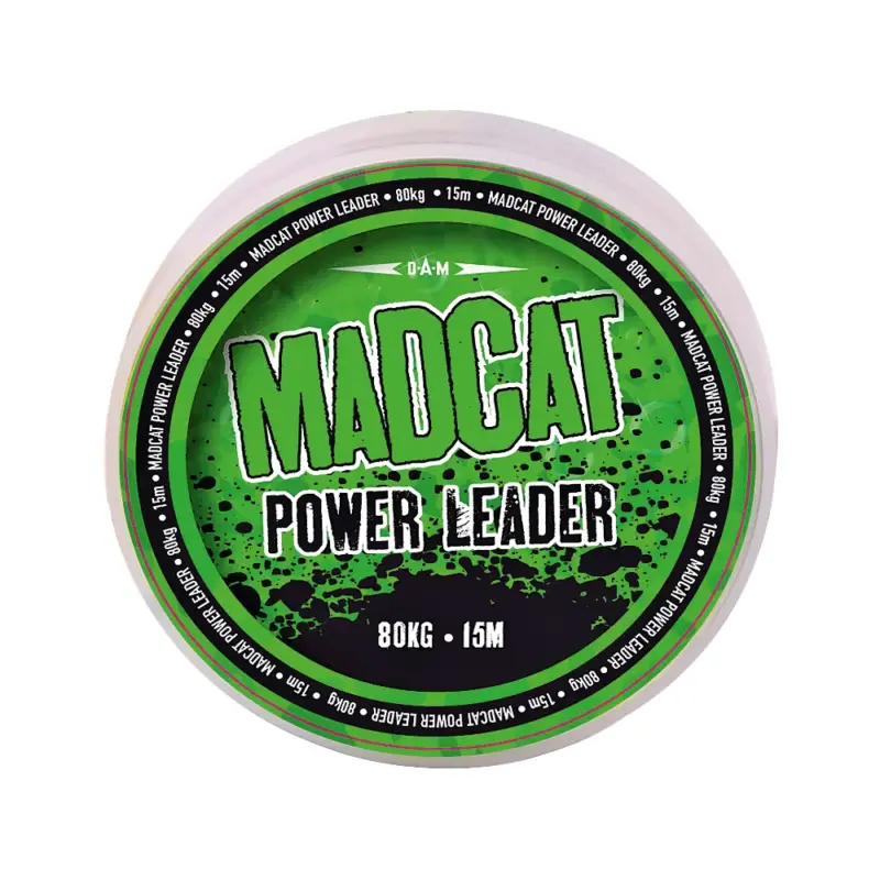 Fir Madcat Power Leader, Brown, 1mm, 15m Premium