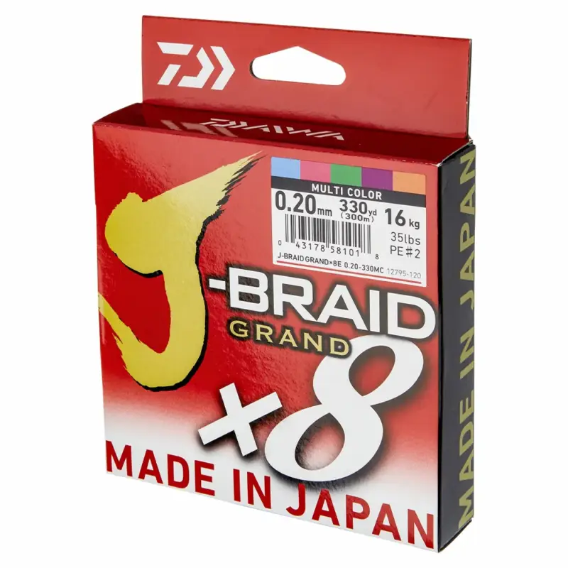 Vezi acum Fir Daiwa J-Braid Grand X8, Chartreuse, 0.18mm, 270m