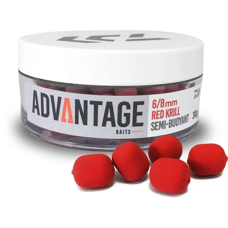 Ofertă specială Dumbell Critic Echilibrat Daiwa Advantage Semi Buoyant, Red Krill, 8/10mm, 30g