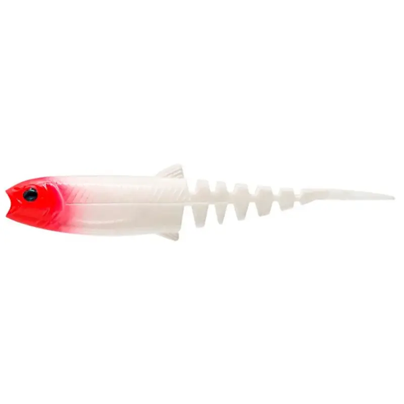 Reducere extra Shad Savage Gear Cannibal Minnow V-Tail, Red Head, 12.5cm, 12.8g, 4buc