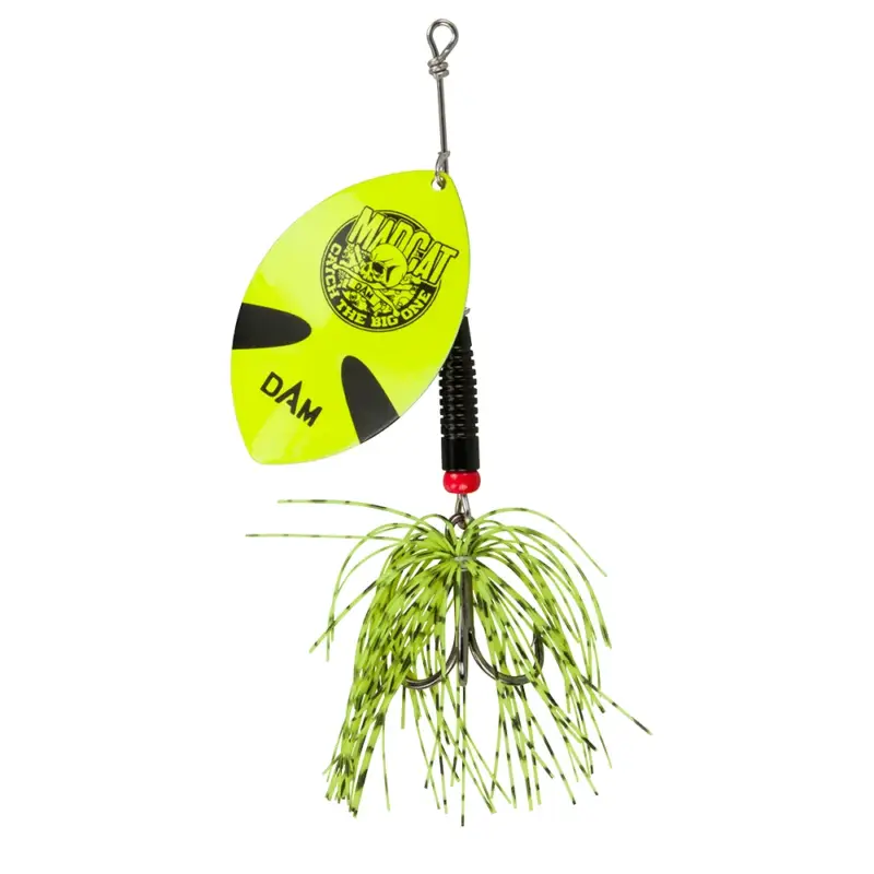 Plată securizată Lingurita Madcat Big Blade Spinner, Fluo Yellow, nr.3/0, 55g