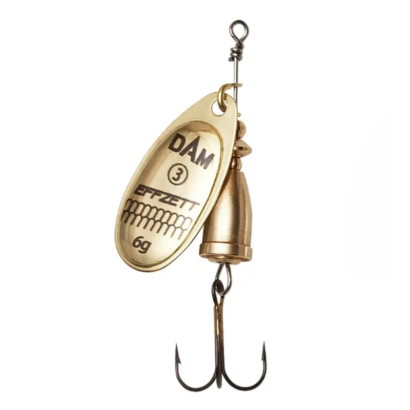 Retur ușor Lingurita DAM Executor Spinner, Gold, nr.2, 4g