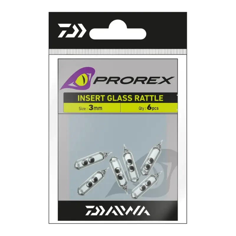 Kit Lesturi Daiwa Prorex Insert Glass Rattle, 5mm, 6buc Transport gratuit