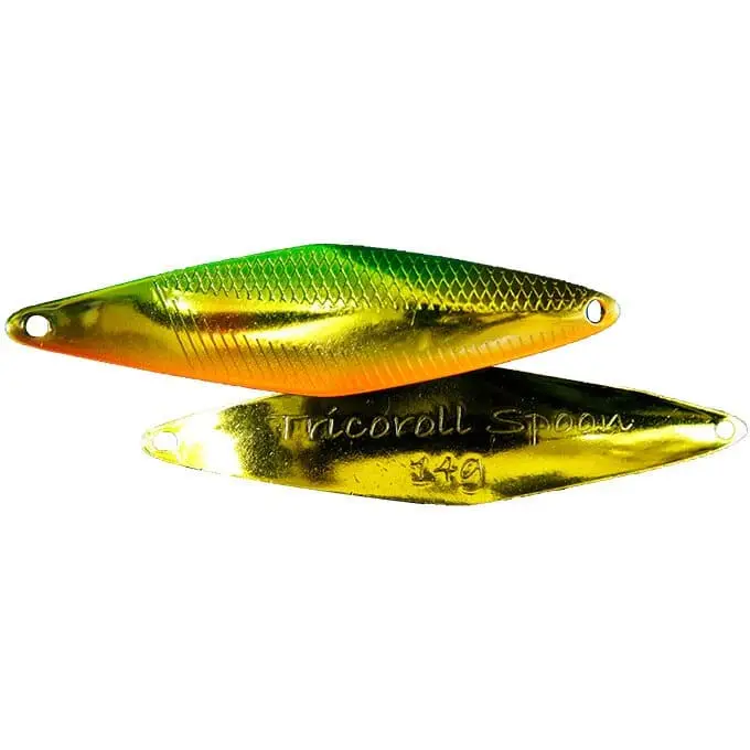 Mai ieftin Lingurita Oscilanta Jackall Tricoroll, Green Gold Ayu, 7.4cm, 19g