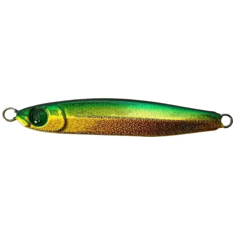 Pilker Mustad Mezashi Casting Jig, Green Gold, 6cm, 30g Comandă acum