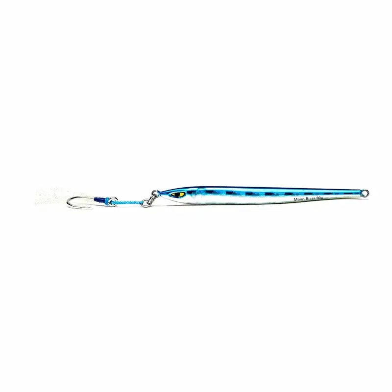 Pilker Mustad Jig Moonriser, Blue Red Chrome, 20cm, 120g Doar azi