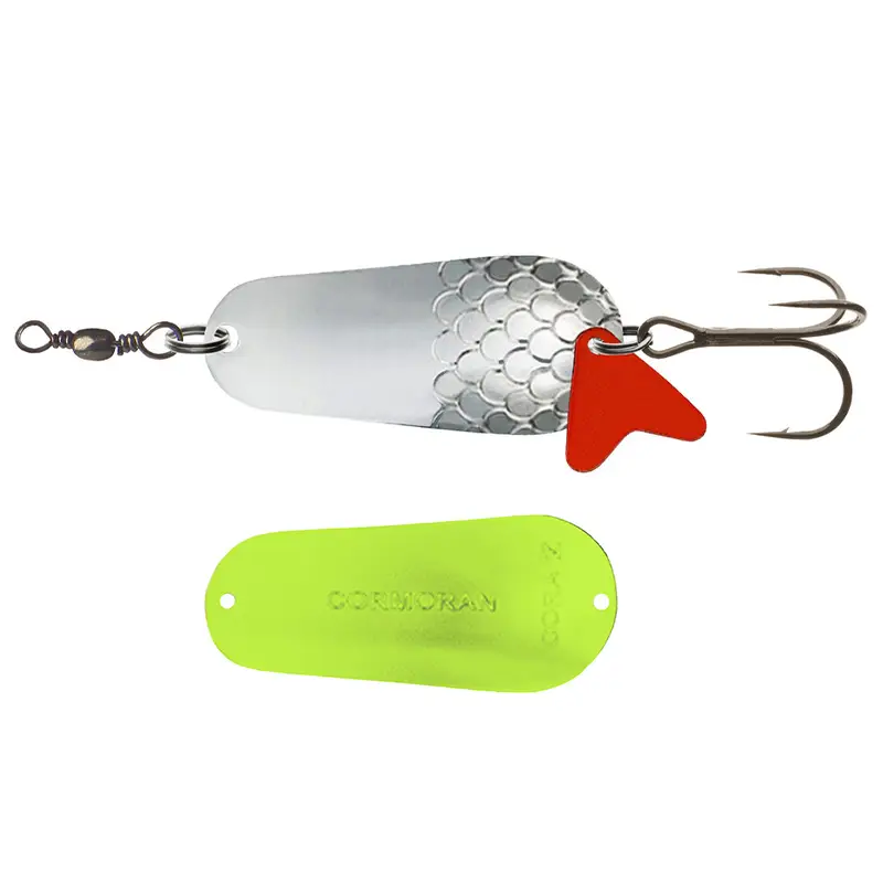 Reduceri Lingurita Oscilanta Cormoran Cora Z, Silver Chartreuse, 5cm, 16g