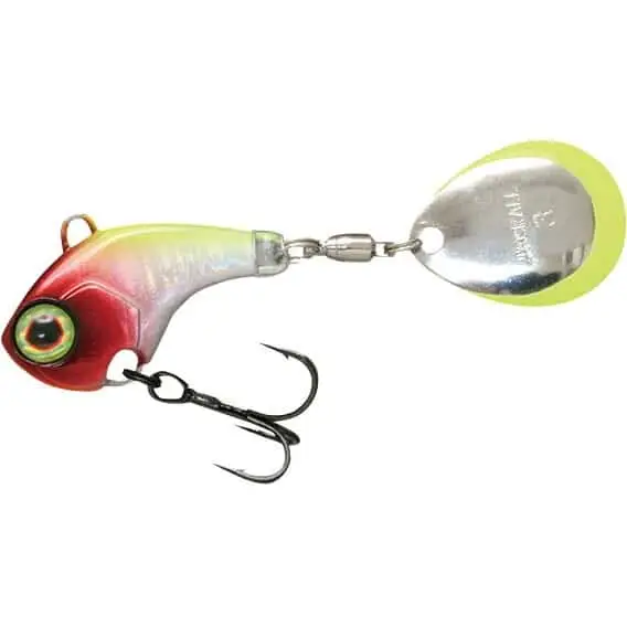 Ultima șansă Spinnertail Jackall Deracoup Spinner, HL Clown, 7g