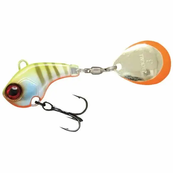 Spinnertail Jackall Deracoup Spinner, Chartreuse Back Bluegill, 14g Noutate