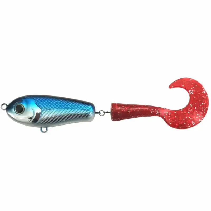 Vobler Strike Pro Wolf Tail Jr, Blue Chrome Lichidare de stoc