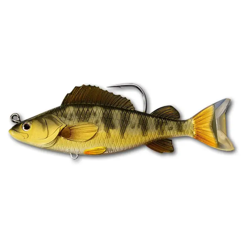 Preț redus Swimbait LiveTarget Yellow Perch, Gold Olive, 14cm, 35g