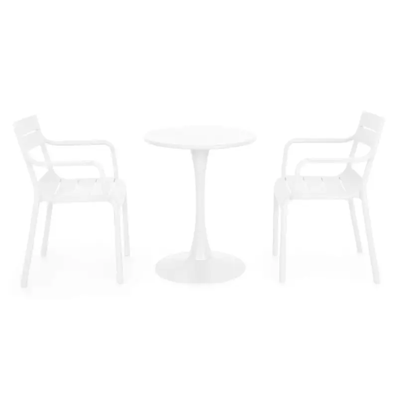 Popular PLEZURO/CRUSOE Set mobilier terasă/grădină, 2 scaune și masă