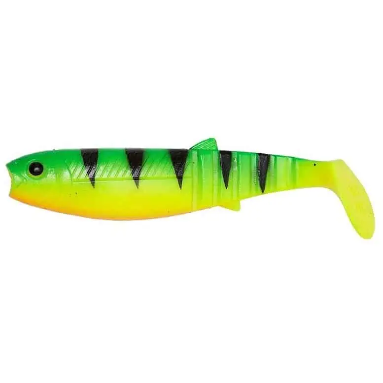 Ieftin Shad Savage Gear Cannibal Shad, Firetiger, 12.5cm, 20g, 3buc