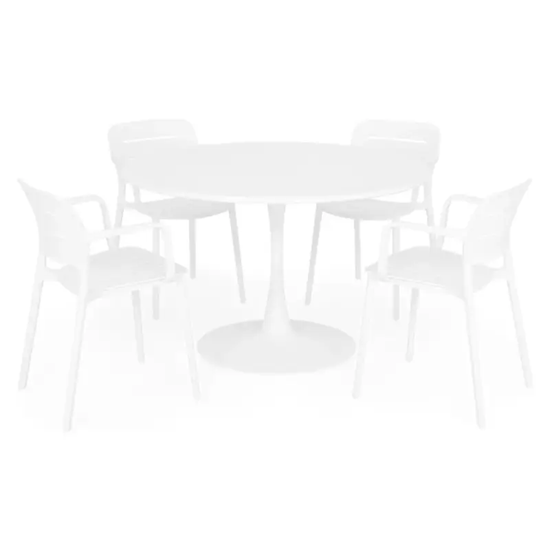 PLEZURO/MARCO Set mobilier terasă/grădină, 4 scaune și masă Transport gratuit