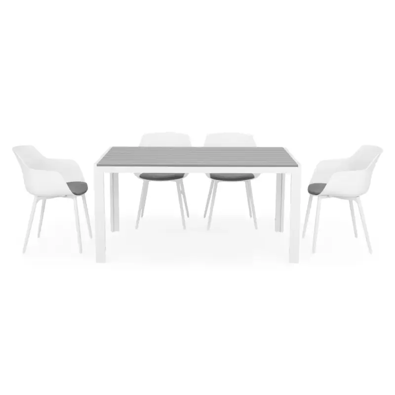 ENCORE/PACO Set mobilier terasă/grădină, 4 scaune și masă Retur gratuit