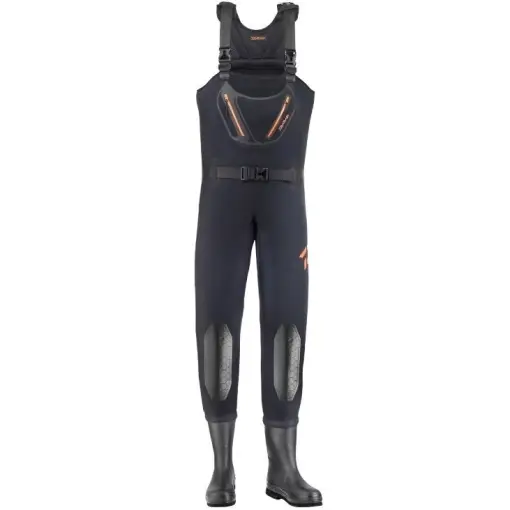 Salopeta neopren Daiwa D-Vec Waders Flex Black Cel mai bun preț