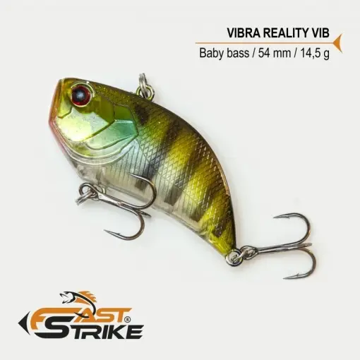 Reducere specială Vobler Fast Strike Vibra Reality VIB, Baby Bass B, 5.4cm, 14.5g