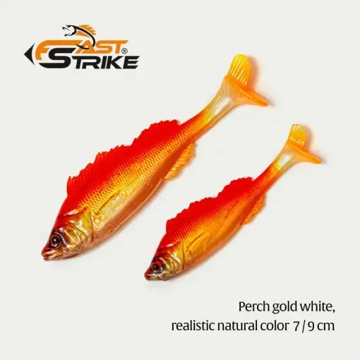 Shad Fast Strike Perch Shad 7cm/3.5g, culoare PGW Livrare gratuită