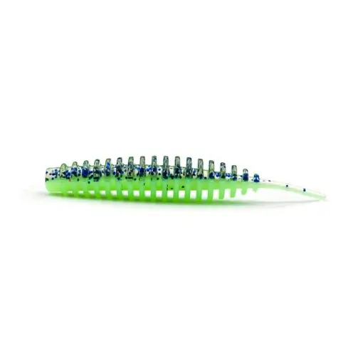 Reducere de preț Worm Fast Strike Flexy Worm 5cm, 10buc/plic, Limetreuse Blue Back