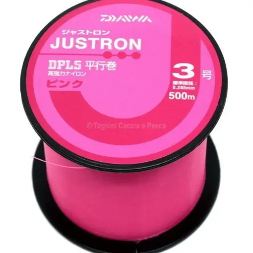 Fir Monofilament Daiwa Justron DPLS Pink, 500m Cel mai bun preț