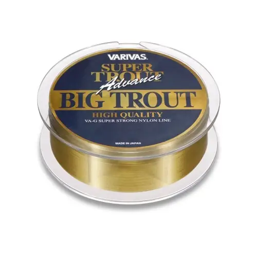 Fir Monofilament Varivas Super Trout Advance Big Trout Nylon, Status Gold, 150m Plată sigură