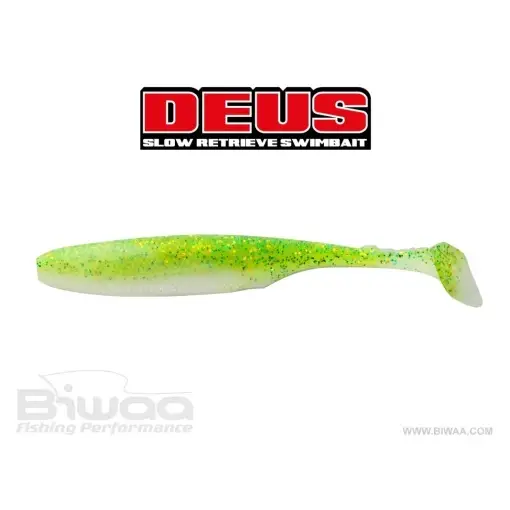 Shad Biwaa Deus Apple Mint, 13cm, 5buc/plic Noutate