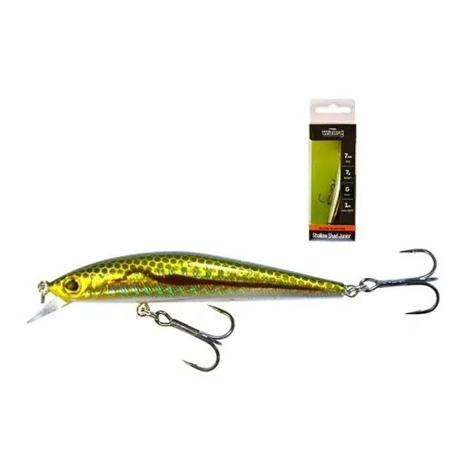 Comandă acum Vobler Wizard Shallow Shad Junior Slow Sinking Green, 7cm, 7g