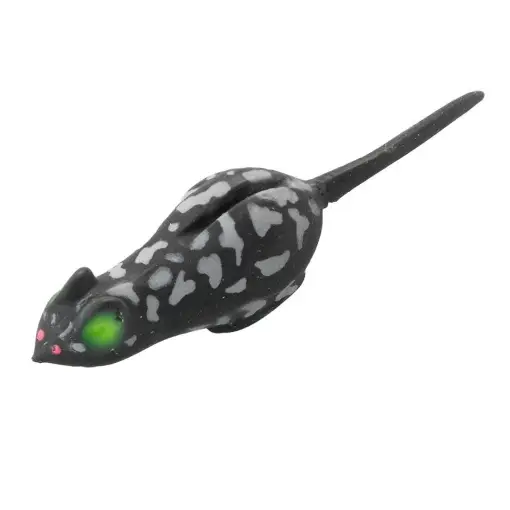 Naluca Tiemco Wild Mouse Magnum ECO Gomadara Black, 12.5cm, 10g, 2buc/plic Ultima șansă