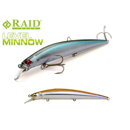Ofertă de sezon Vobler Raid Japan Level Minnow, Gross Wakasagi, 12.5cm, 14g