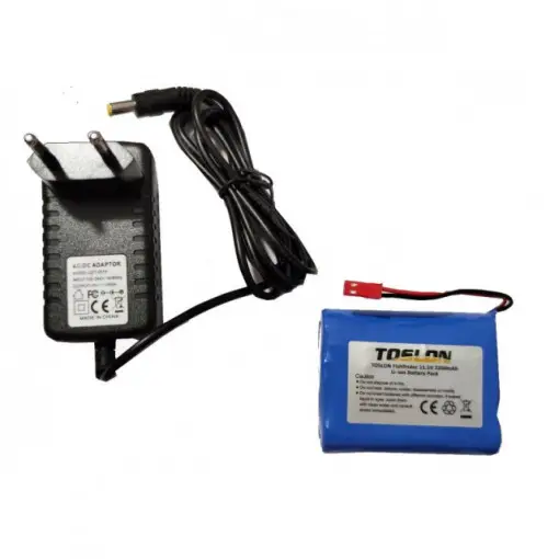 Cumpără acum Acumulator Toslon 12v Li-Ion cu Incarcator 220V pentru ecranele sonarelor Toslon