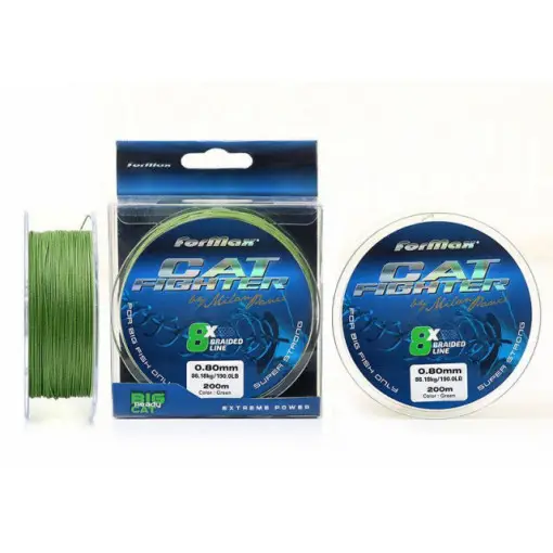 Fir Textil Formax Cat Fighter Braid, verde-deschis, 200m Bestseller