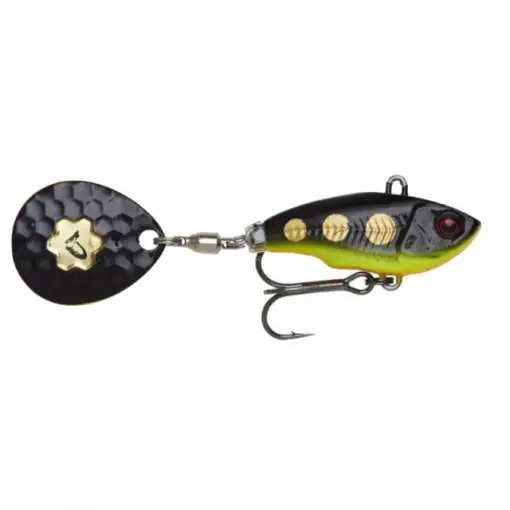 Vobler Savage Gear Fat Tail NL, Culoare Black Magic, 8cm, 24g Premium