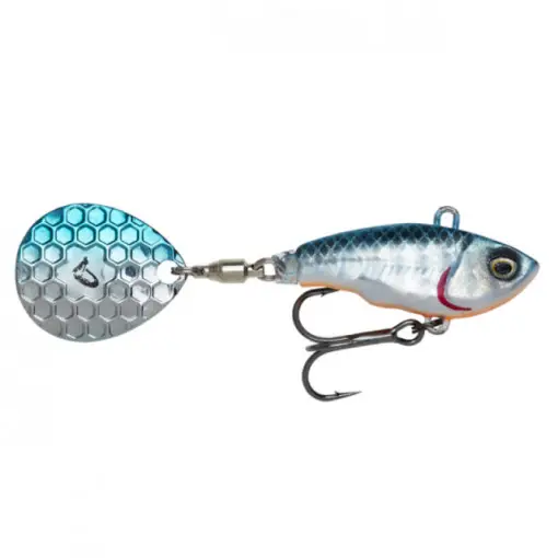 Vobler Savage Gear Fat Tail NL, culoare Blue Silver, 6.5cm, 16g Reducere specială