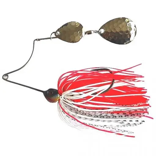 Preț promoțional Micro Spinnerbait Berti Shallow Killer, culoare alb-negru-rosu, 7g